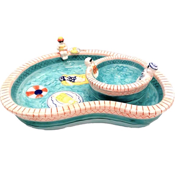 cardinal Kitchen Vintage Cardinal Bathing Beauties Ceramic Chip And